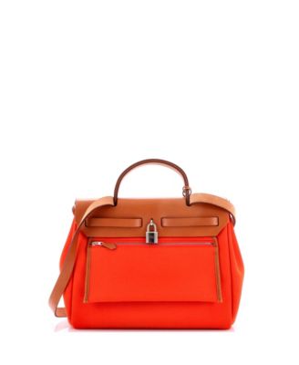  31 Herbag Zip Leather and Toile