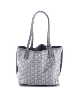 Mini Anjou Reversible Tote Coated Canvas