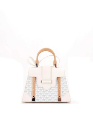 PM Saigon Top Handle Bag Coated Canvas with Leather