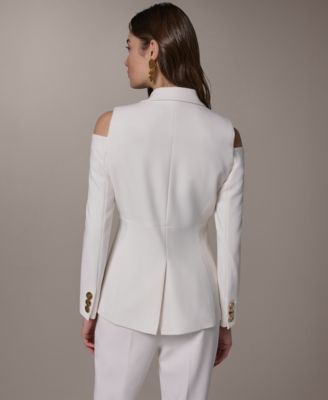 Women's Cold Shoulder Blazer