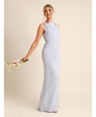 Women's Twist Asym Chiffon Bridesmaid Dress