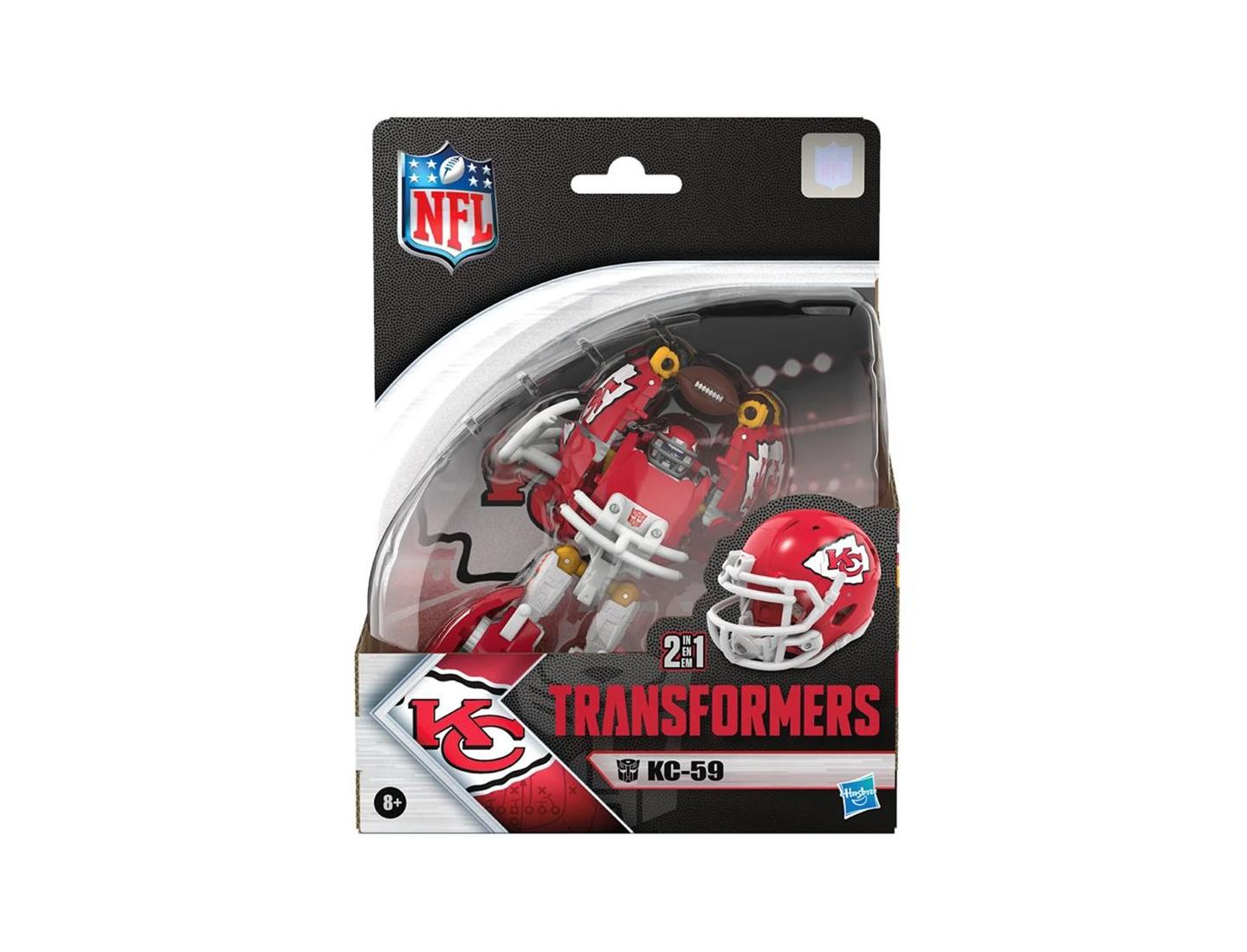 Детская фигурка Transformers Kansas City Chiefs KC-59 5.5" Action Figure, Ages 8+ — фото 3