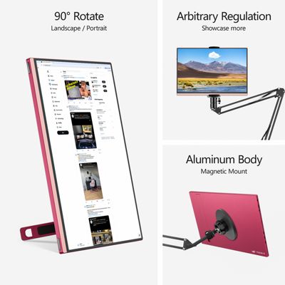 2.5K 144Hz Gaming Portable Monitor V1 Pro , 16 inch HDR IPS with FreeSync