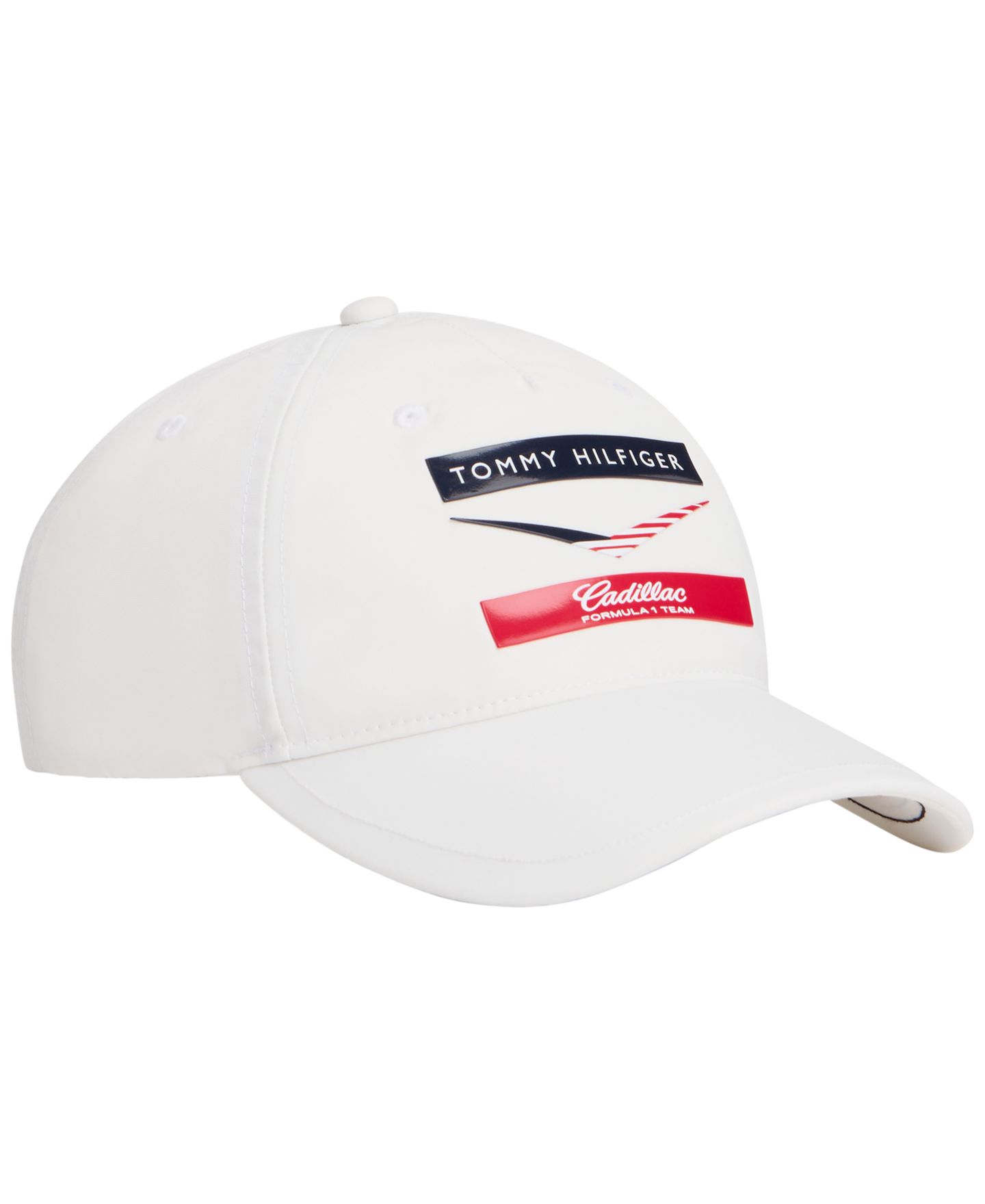 Мужская кепка Tommy Hilfiger x Cadillac F1® Chevron, цвет: Оптический белый — фото 1