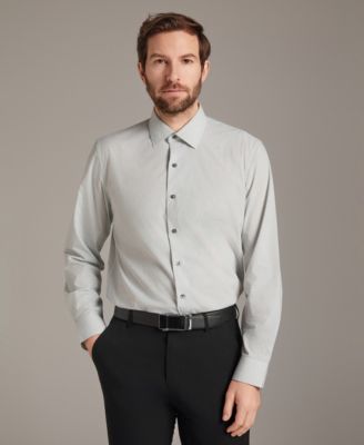 Men's Regular Fit Micro Dot Dress Shirt