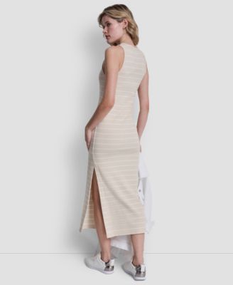 Women's Side-Slit Tank Midi Dress