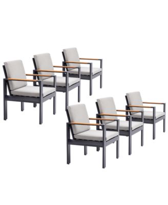 Sienna 6-Pc. Outdoor Dining Chair Bundle