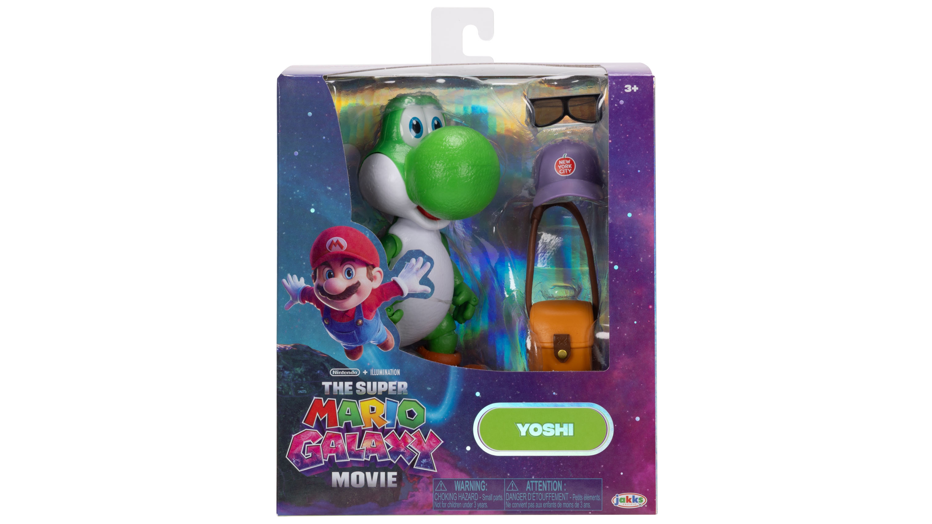 Super Mario Galaxy Movie Yoshi 5" Action Figure Set