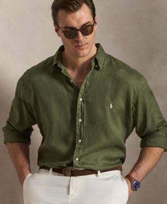 Men's Big & Tall Linen Shirt
