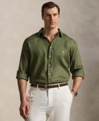Men's Big & Tall Linen Shirt