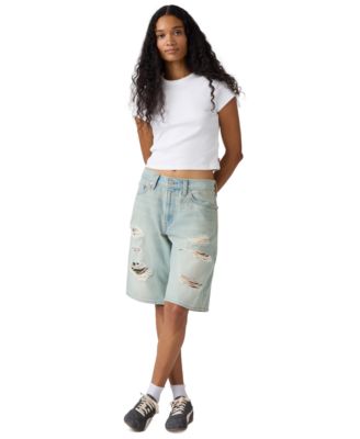 Women's Mid-Rise Baggy Shorts