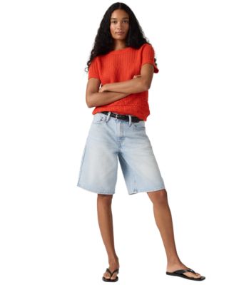Women's Mid-Rise Baggy Shorts