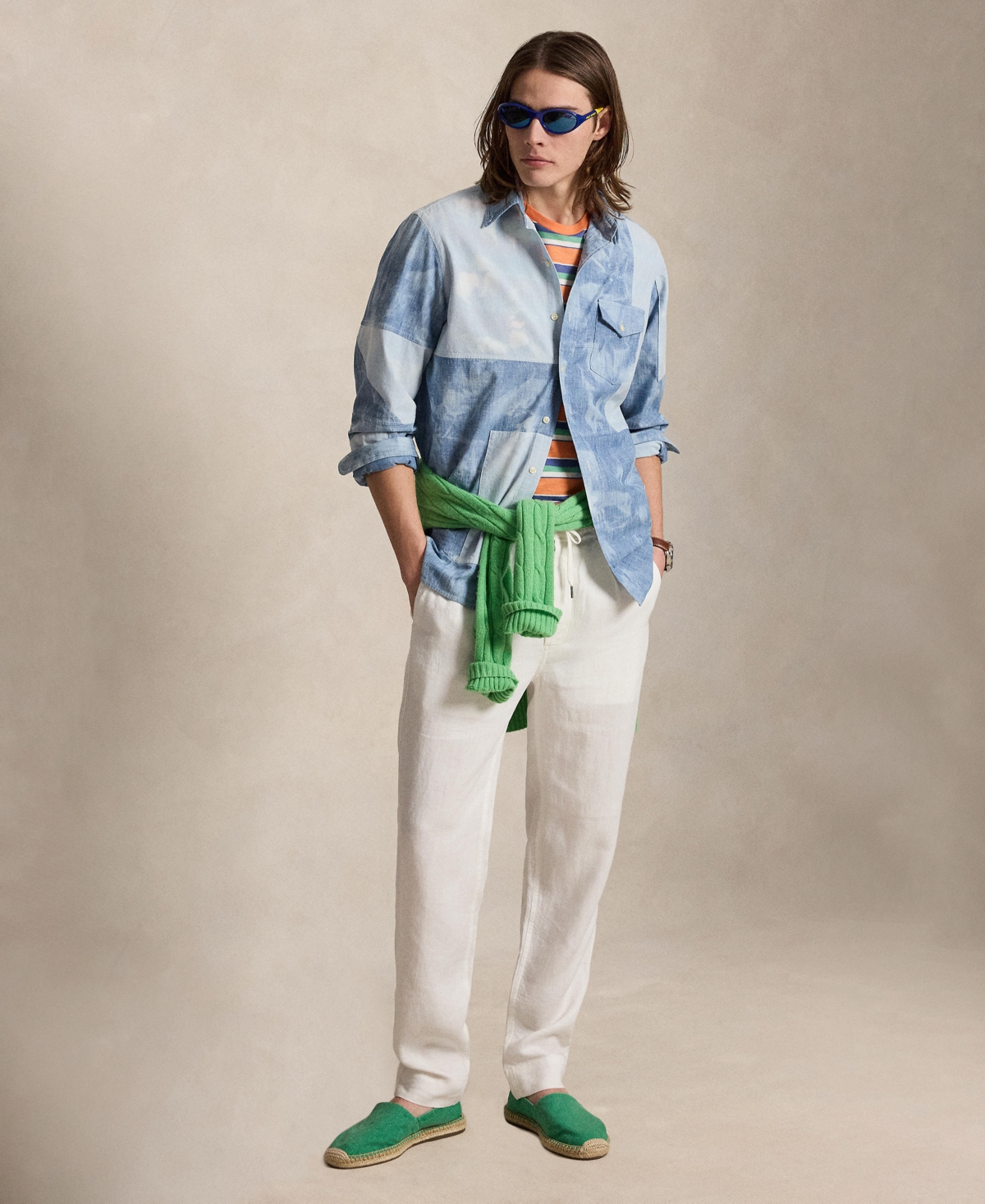 Polo Ralph Lauren Men's Long-Sleeve Chambray Classic Shirt