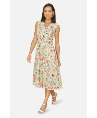 Women's Mesh Stretch Midi Dress