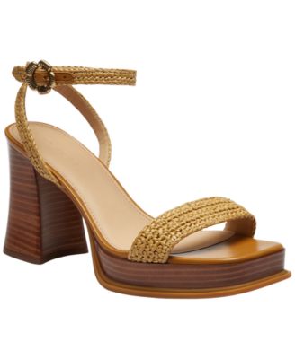 Women's Tea Rose Square Toe Platform Sandals