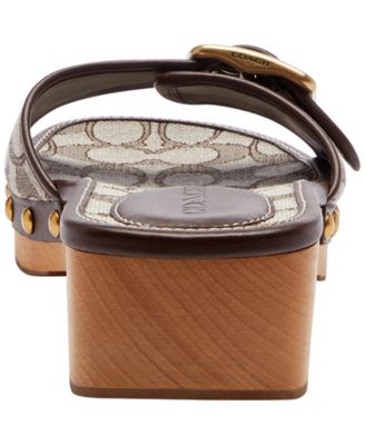 Women's Margot Wooden Slip-On Sandals