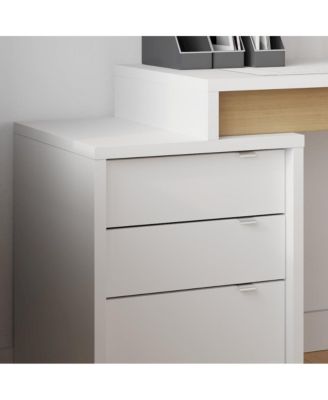 Desk and 3-Drawer Filling Cabinet