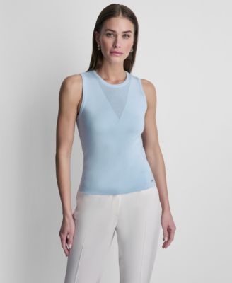Women's Sleeveless V-Detailed Sweater
