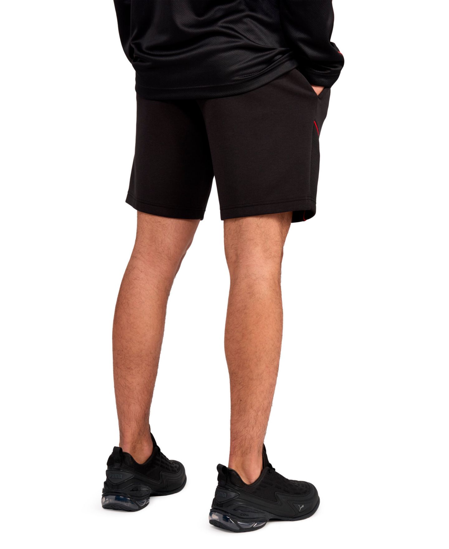 Мужские шорты Puma Sport Short 8", цвет: Чёрный — фото 3