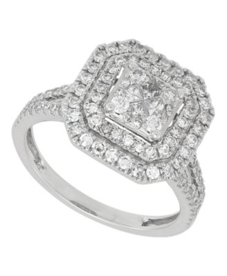 Diamond Engagement Ring (1 ct. t.w.) in 10k White Gold