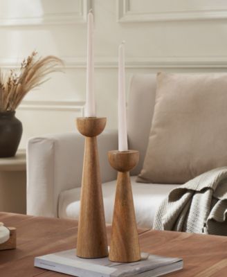 Laurier Candle Holder, Set of 2