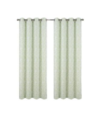 100% Polyester 140 GSM Liana Jacquard Grommet Curtain Panel