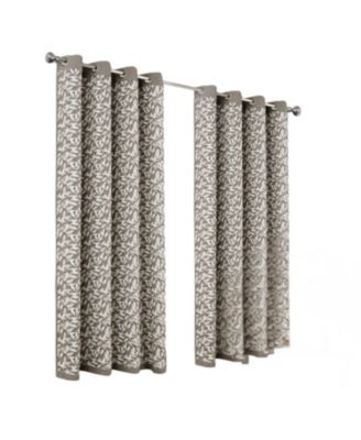 100% Polyester 190 GSM Marina Revisible Blackout Grommet Curtain Panel 54" x 95"