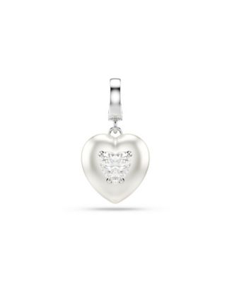 Rhodium Plated Heart Idyllia Charms