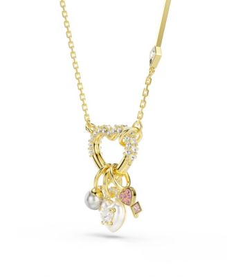 Gold-Tone Plated Heart Idyllia Pendant Necklaces