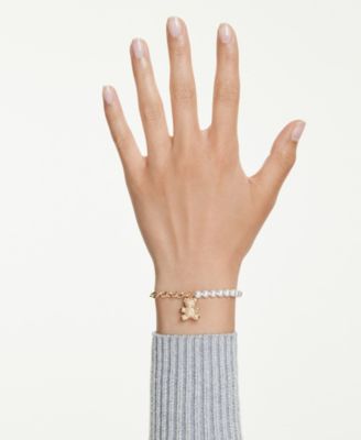 Gold-Tone Plated Teddy Bear Idyllia Bracelet