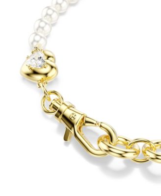 Gold-Tone Plated Mother of Pearl Idyllia Bracelet