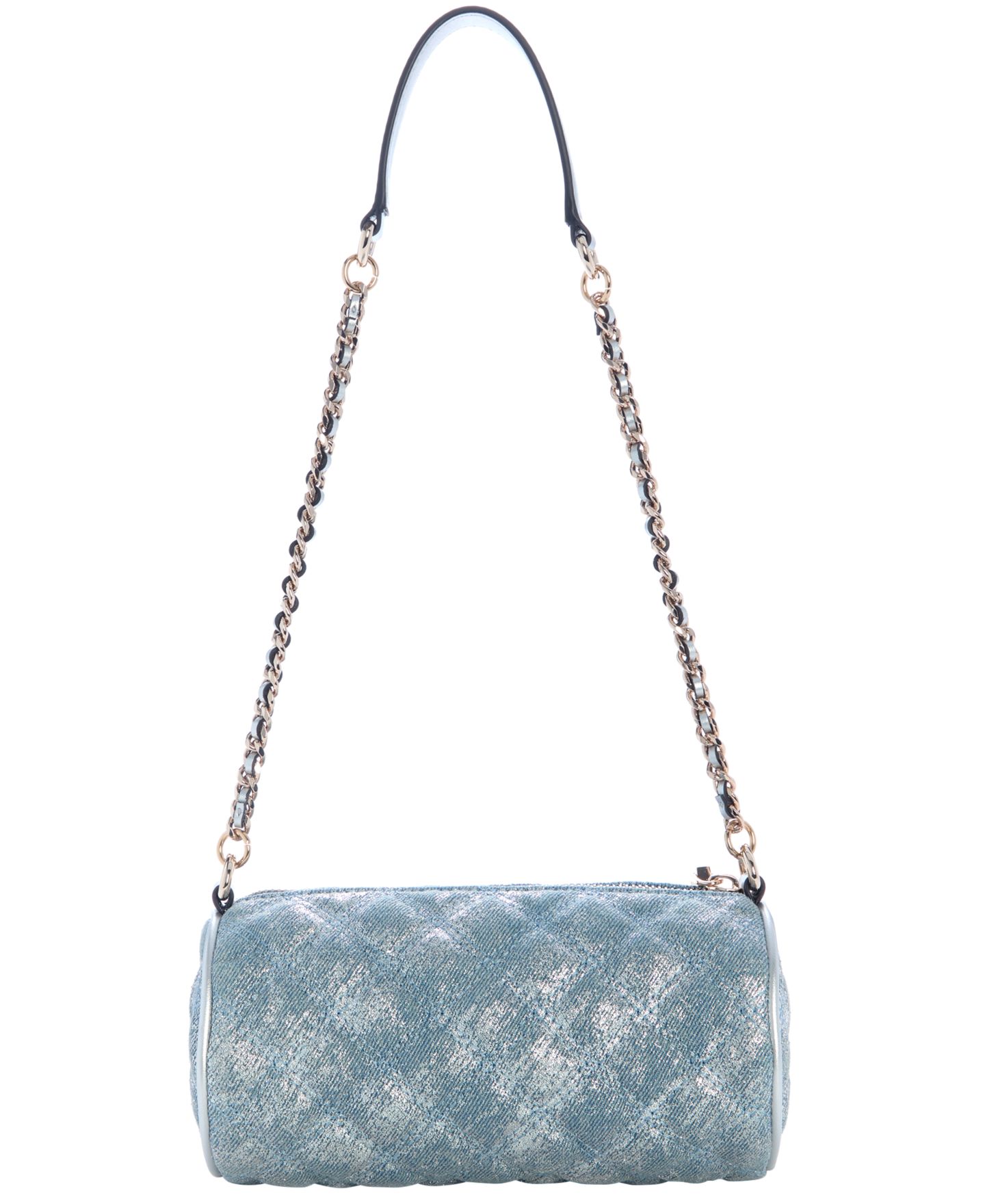 Женская сумка GUESS Giully Ii Small Barrel Top Zip, цвет: Синий — фото 2