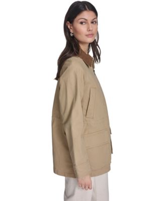 Women's Cinch Waist Barn Jacket