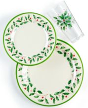 Lenox Melamine Christmas Dinnerware Dinner Set For The Table