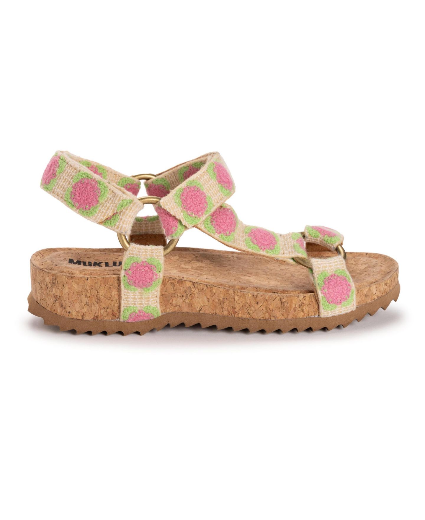 Женские тапочки MUK LUKS Ballerina Slippers, цвет: Арбузный — фото 4