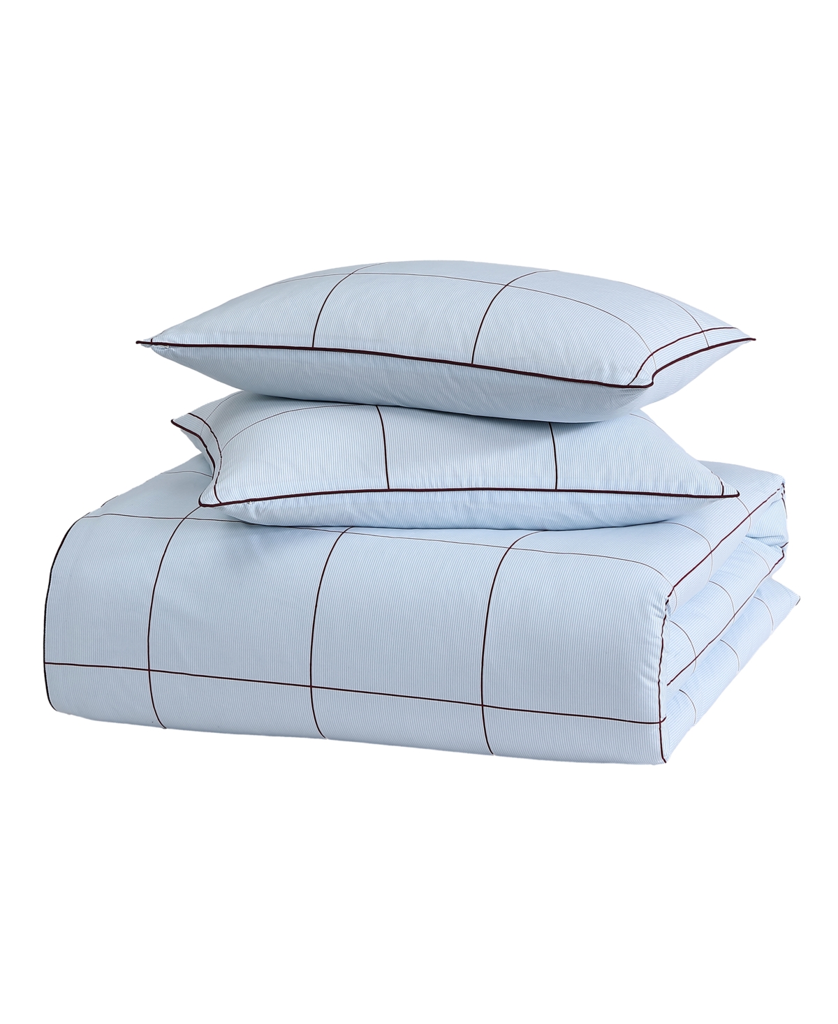 Lacoste Home Tennis Checks Cotton 3-Pc. Comforter Set, King