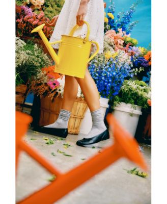 Women's Calico Split-Toe Ballet Flats