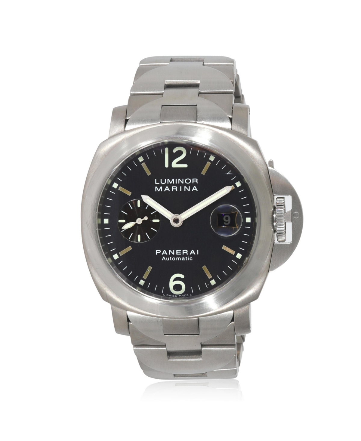 Pre- Owned Panerai Luminor Marina PAM00091 Men's Watch in Titanium