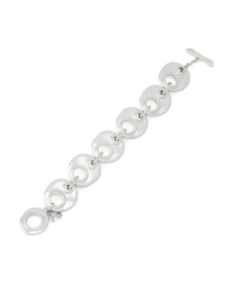 Rhodium Mariner Link Bracelet