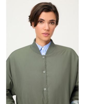 Women's Reversible Botanic Camo Bomber Jacket