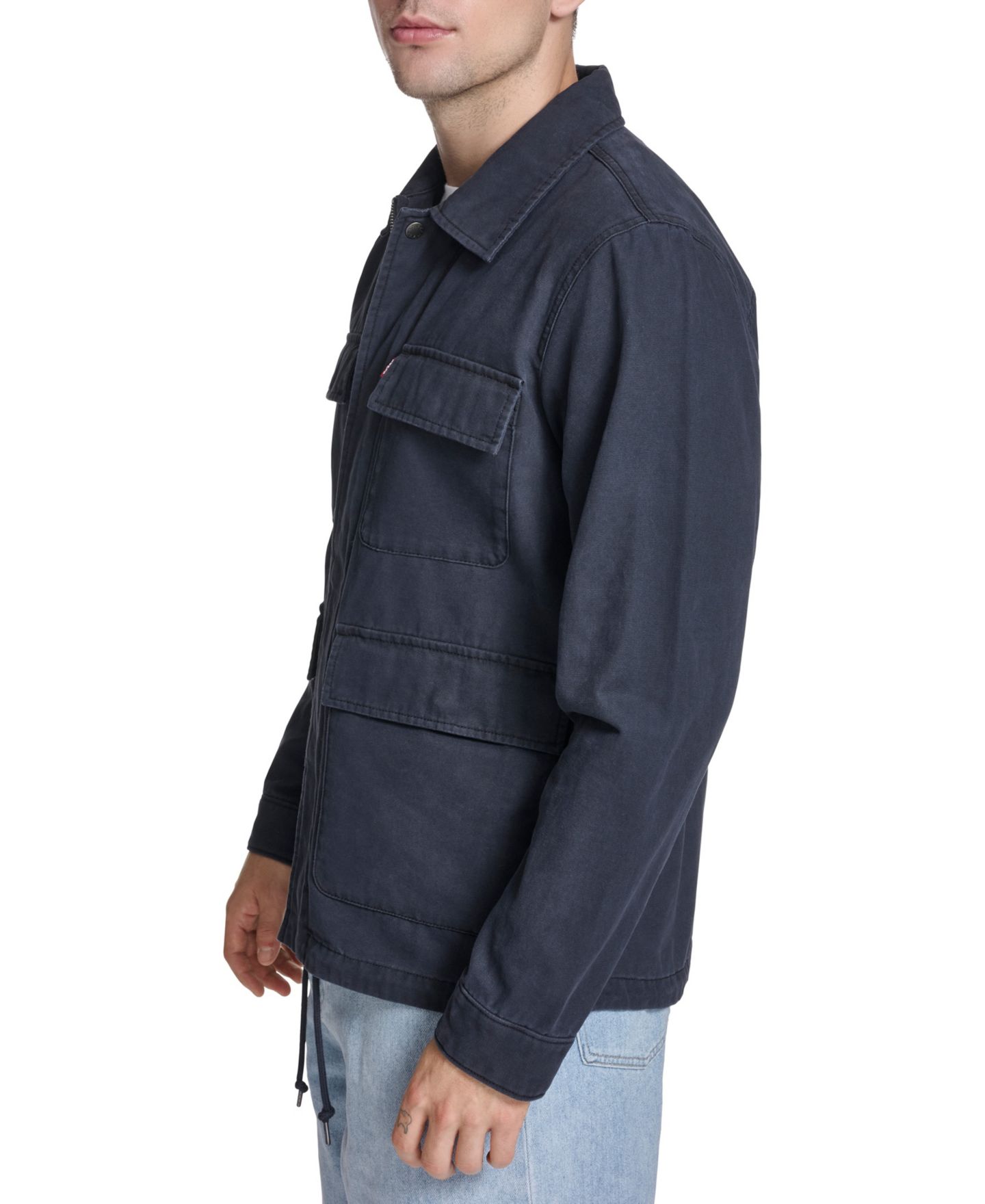 Мужская куртка Levi's Cotton Canvas Field, цвет: Тёмно-синий — фото 3