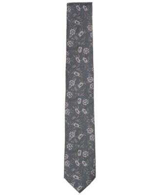 Men's Floral Pattern Tie
