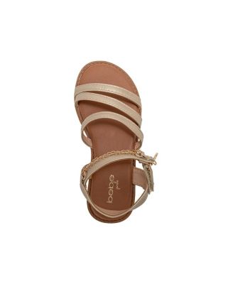 Little Girls Girl's  Fashion Sandals – Dressy Shoes with Decorative Chain and Charms