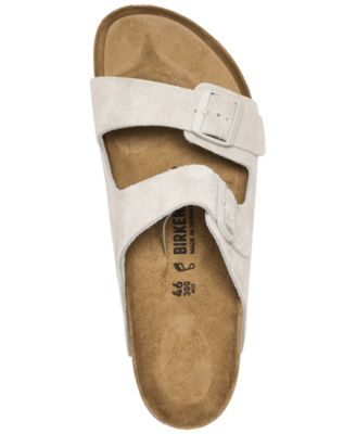 Men's Arizona Suede Leather Soft Footbed Sandals from Finish Line
