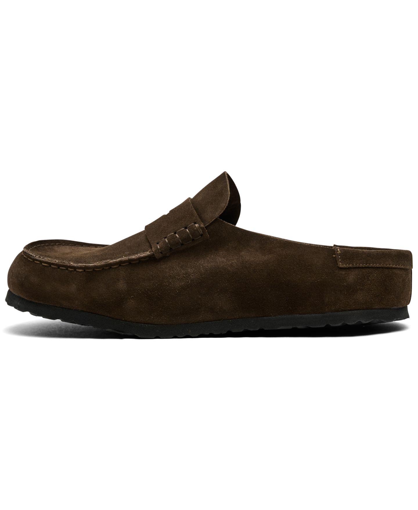 Мужские сабо Birkenstock Naples Wrapped Suede Casual, цвет: Carafe — фото 2
