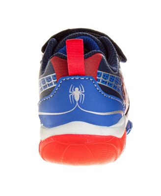 Big Boys Marvel Light Up Sneakers Flashing Lights Superhero Design Ready Easy On/Off Durable