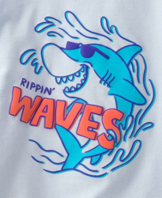 Girls' Toddler 2T-5T Shark Top & Short, 2-Piece Set