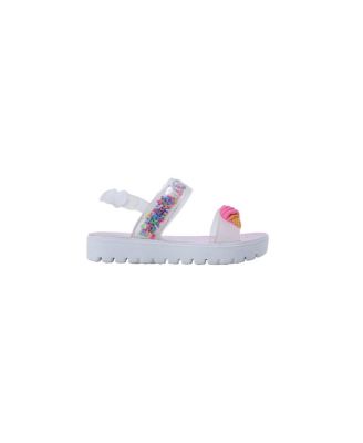 Toddler PCU Sandal with Sprinkles and Ice Cream Charm