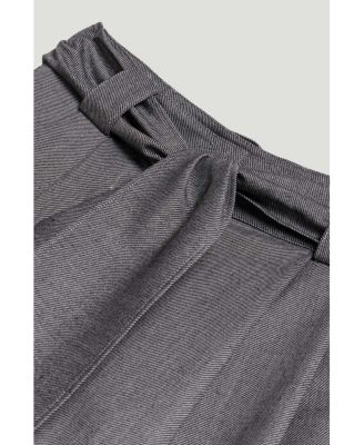 Women's Belted High-Waist Mini Shorts