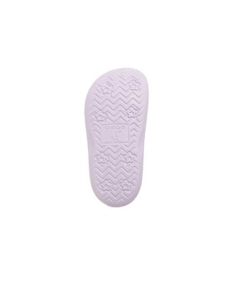 Little Girls EVA Clog with Chain with Logo Grosgrain Ribbon and Charms